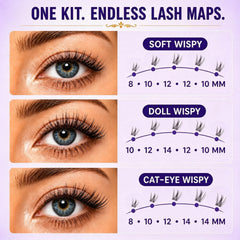ELAE clear band detail demonstrating invisible blend under makeup