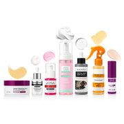 Elarenne front packaging showing full facial care kit and easy routine benefits