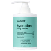 Elastalift front pump bottle showing product packaging and easy dispensing