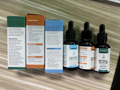 ELBBUB Vitamin C serum dropper showing antioxidant-rich texture