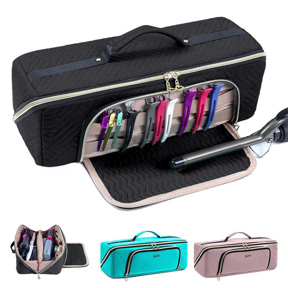 ELCUPA front view of travel bag showing roomy exterior and neat shape for easy packing
