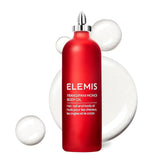 ELEMIS bottle front view showing elegant packaging and tropical scent benefits