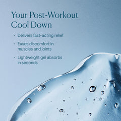 ELEMIS gel texture close-up highlighting fast-absorbing cooling feel