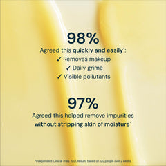 ELEMIS open jar texture showing silky balm and nourishing creamy finish