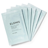 ELEMIS front pack view showing six anti-wrinkle hydra-gel eye masks for quick hydration