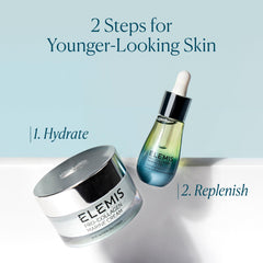 ELEMIS oil on hand being warmed, showing efficient spread and hydration