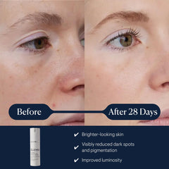 ELEMIS pump dispensing serum illustrating easy controlled application