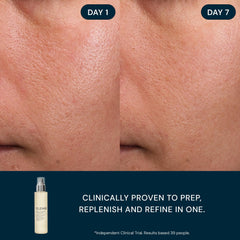 ELEMIS mist being sprayed to refresh skin and boost hydration