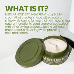 ELEVEN AUSTRALIA applying cream to damp hair for natural shape