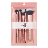 e.l.f. front packaging showing six vegan brushes for complete routines