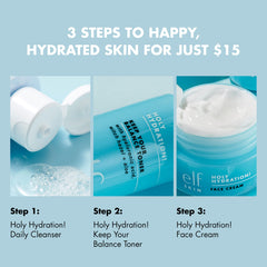 e.l.f. cleanser pump close-up highlighting gentle cleansing and non-stripping feel