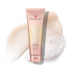 Elizabeth Arden pump and cap detail highlighting convenient dispensing and control