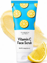 Elizabeth Mott front tube showing packaging and product benefit of brightening