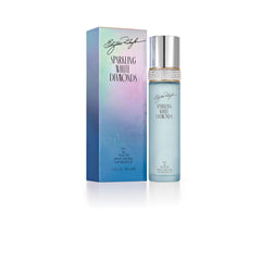 Elizabeth Taylor front bottle view showing elegant label and spray for everyday wear