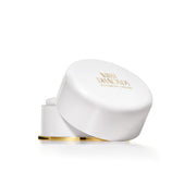 Elizabeth Taylor White Diamonds front packaging showing elegant powder jar and label, conveys luxury