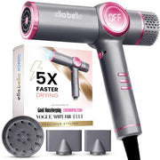 ELLA BELLA front view dryer showing compact design and fast drying benefit