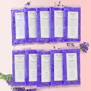 ELLA BELLA front packaging showing lavender paraffin refill and calming scent