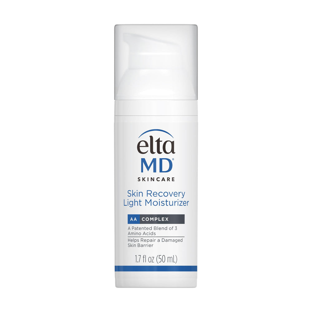 EltaMD front packaging showing 1.7 oz tube and clear label with benefits