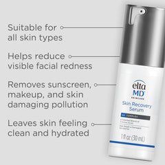 EltaMD serum texture close-up drop illustrating lightweight hyaluronic hydration