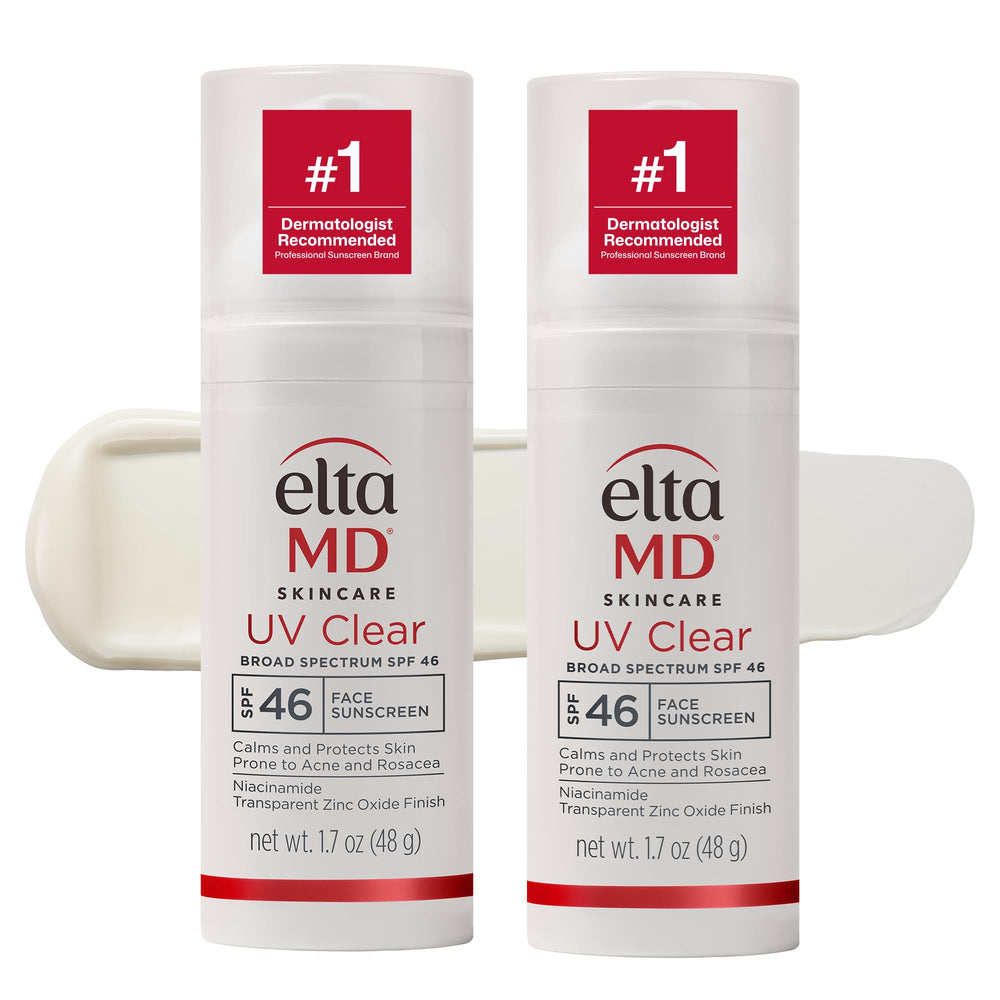 EltaMD bottle front pump showing clean packaging and easy dispensing benefit
