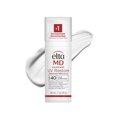 EltaMD UV Restore front packaging showing SPF 40 protection benefits