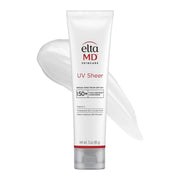 EltaMD front tube showing SPF 50+ protection and travel size benefit