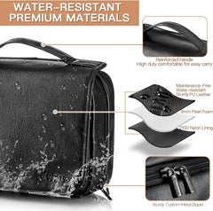 Elviros clear PVC compartments showing visible bottles for quick access benefit