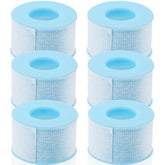 Embagol front view showing six blue rolls and pack for dependable supply