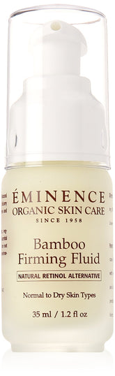 Eminence front bottle view showing sleek packaging and clear branding benefit: recognizable product