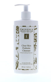 Eminence clear skin tube front view showing brand and calming benefit