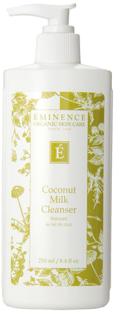 Eminence front packaging showing bottle and label, highlights natural ingredients