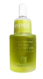 Eminence front bottle view showing compact 0.5 oz and clear branding for travel convenience