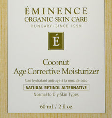 Eminence open jar displaying cream texture, highlights smooth hydration benefit