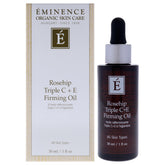 Eminence front bottle showing sleek packaging and clear product identity for trust