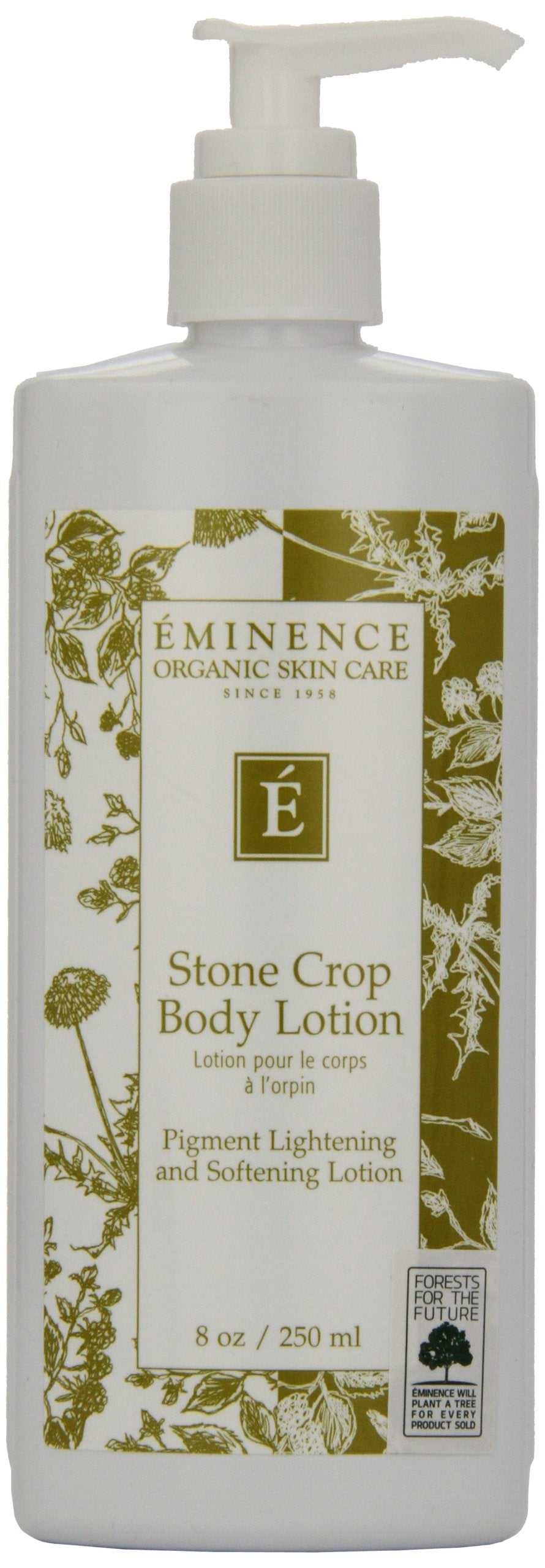 Eminence front packaging showing bottle and label for clean presentation