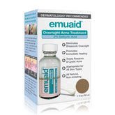 emuaid front packaging showing 1 oz tube and clear benefit for fast blemish relief