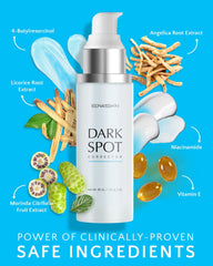 EnaSkin closeup label listing tranexamic acid and brightening ingredients