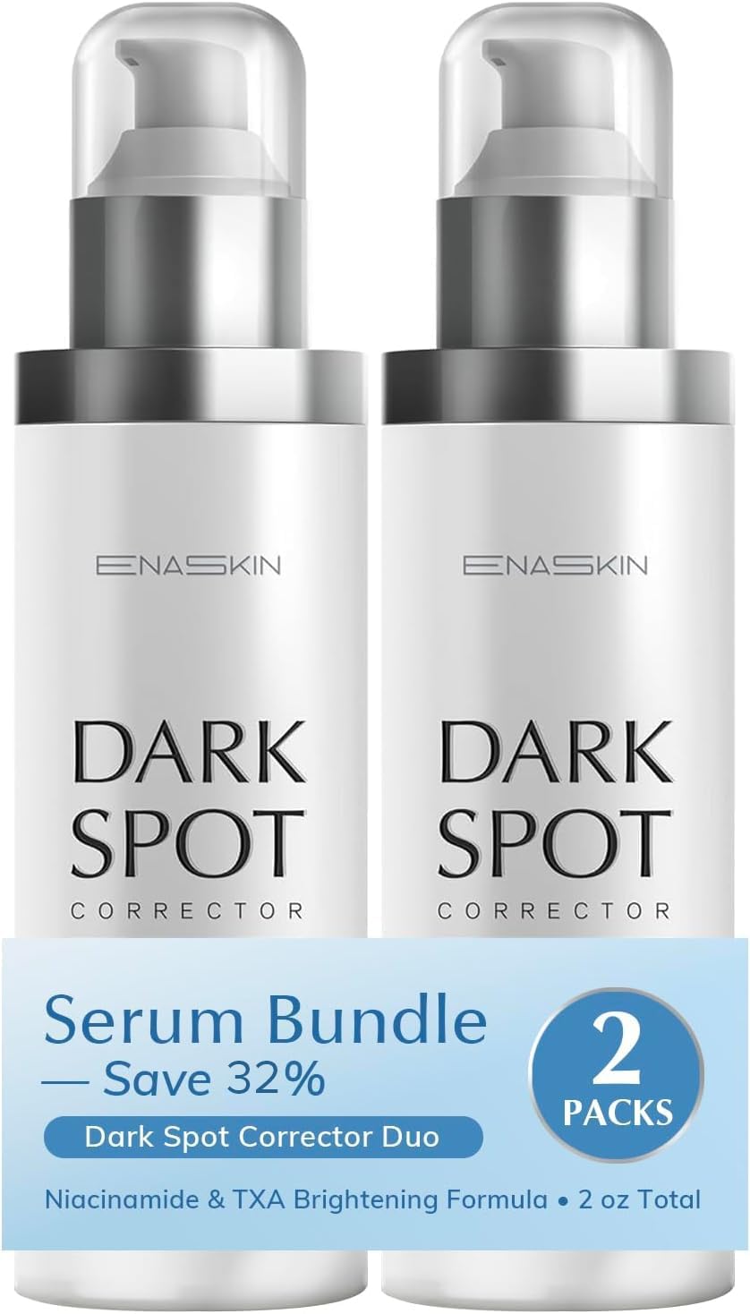 EnaSkin bottle front view showing product and brightening benefits