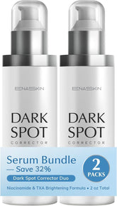EnaSkin bottle front view showing product and brightening benefits