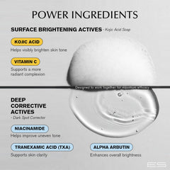 EnaSkin serum dropper releasing serum to control application