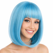 eNilecor short bob front view showing natural look and easy wear