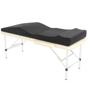 ENITYA front view of curved topper showing full contoured shape and instant comfort