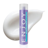 Enjoy balancing shampoo front label showing product size and benefits