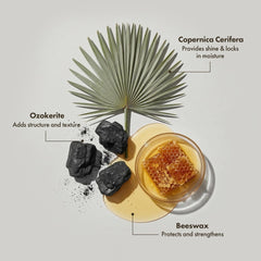 Enjoy brand hands applying pomade showing easy emulsify and control