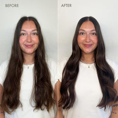 Enjoy in-shower application on wet hair demonstrating gentle cleansing