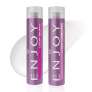 Enjoy front packaging showing both 10.1 fl oz bottles and branding benefits