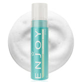 Enjoy volumizing mousse front packaging showing bottle and size for clear product ID and benefit