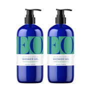 EO grapefruit and mint front packaging showing two 16 oz bottles and refreshed skin benefit
