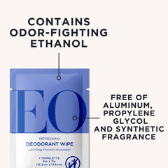 EO wipe texture close-up highlighting soft cloth and gentle clean feel