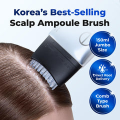 EPAIS applicator close-up highlighting precise scalp delivery